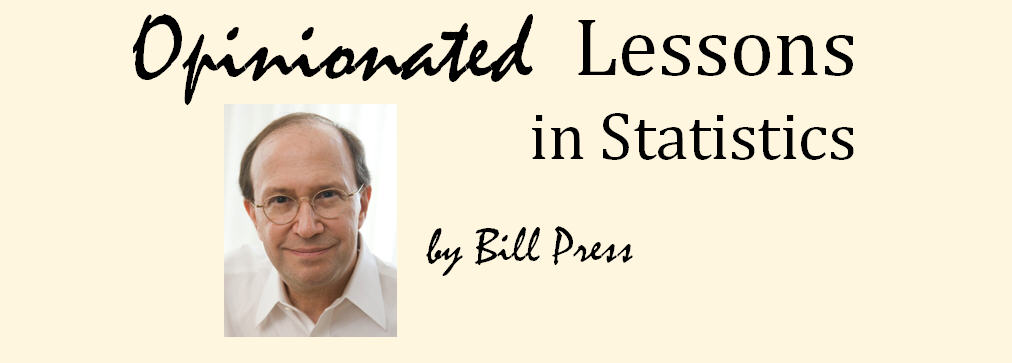 Opinionated Lessons in Statistics by Bill Press